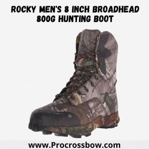 Rocky Men's 8 Inch Broadhead 800G Hunting Boot